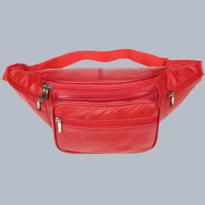 Wholesale New Unisex Genuine Leather & PU Waist Bag <b>Belt</b> Custom Logo Fanny Pack with Zipper Waterproof for Outdoor Use - Product Image 6