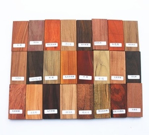 Bloodwood peruvian ไม้วอลนัท padauk Iroko หัวใจสีเหลือง Wenge DIY ปากกาเปลี่ยนช่องว่างสำหรับการรับประทานอาหารไม้แปลกใหม่ - Product Image 3