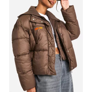 Durable stylish <b>women</b> <b>puffer</b> <b>jacket</b> wholesale <b>lightweight</b> insulated quilted outerwear premium warm fashion winter coat - Product Image 4