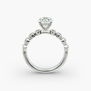 2 Carat Round Cut Moissanite Diamond <b>Ring</b> With 925 Silver Plated Bezel Setting Diamond <b>Ring</b> For <b>Girl</b> On A Special Ocassion - Product Image 2