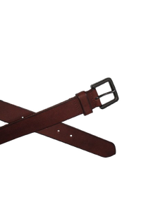 Ceinture en cuir de peau de vache véritable de style décontracté avec alliage brossé personnalisable pour boucle disponible chez le fournisseur en gros - Product Image 5