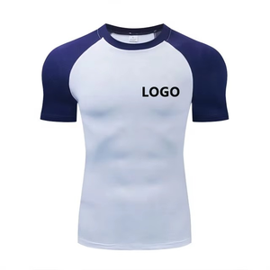 Chemises de sport à manches longues à compression imprimées par transfert thermique sur mesure, protection solaire UV UPF50+, respirantes, 100% coton, anti-éruptions cutanées - Product Image 5