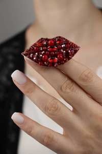 Broches perlées Broche design faite à la main. Accessoires de haute qualité. Broche design unique. Baby shower meilleur cadeau. - Product Image 2