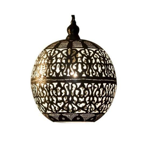 Lustre suspendu artisanal marocain en fer, éco-responsable, moderne, pour Noël, décoration intérieure, lanterne suspendue pour salle à manger - Product Image 4