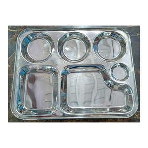 <span class=keywords><strong>2025</strong></span> nặng nhiệm vụ thép không gỉ khay thức ăn đa-phân vùng thiết kế cho cân bằng & thuận tiện bữa ăn phục vụ ngăn khay - Product Image 1