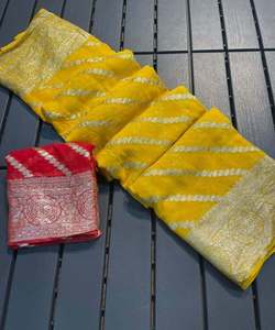 Últimos diseños de Sari para niñas de Bangladesh: entra en la opulencia con seda algodón rayón Georgette Lino Banarasi Kanchipuram - Product Image 6