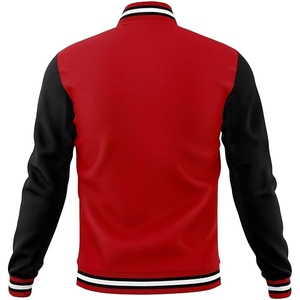 Chaqueta universitaria de béisbol de lana para hombre de alta calidad para chaqueta universitaria bordada de invierno con logotipo frontal recubierto - Product Image 2