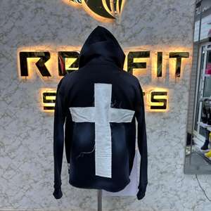 Diseñe su propio estilo Llegó Sudadera con capucha impresa personalizada precios baratos fabricante superior hombres sudaderas con capucha personalizadas sudaderas con capucha para hombres - Product Image 6