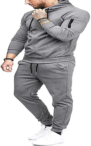 Survêtement à capuche de haute qualité pour hommes Design personnalisable/Logo Confortable pour la mode Entraînement Fitness Écologique Solide - Product Image 3