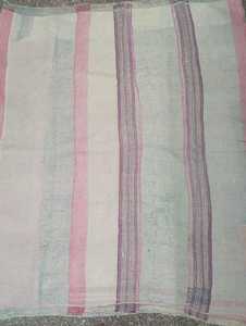 Cosido a mano 100% algodón hecho a mano Reversible Kantha sostenible Kantha tradicional Vintage hecho a mano Boho Chic Kantha - Product Image 5