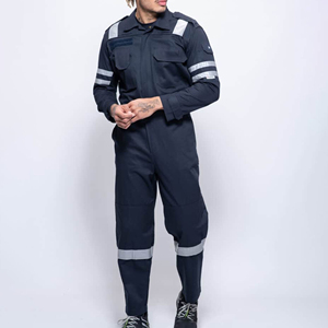 Overol de Alta Visibilidad 100% Algodón Twill, Ropa de Trabajo de Seguridad Reflectante, Uniforme Industrial para Fábrica, Construcción, Petróleo y Gas - Product Image 1