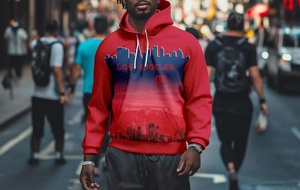 Sweat à capuche de baseball personnalisé sweat-shirt sublimé nom personnalisé conception solide XS-XL taille tricoté pour hommes femmes jeunes pour l'automne - Product Image 5