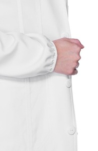 Hospital Uniform Women's Lab <b>Coat</b> OEM Service Wholesale Professional Medical Customizable Material Seamless Fusing Long Sleeves - Product Image 5