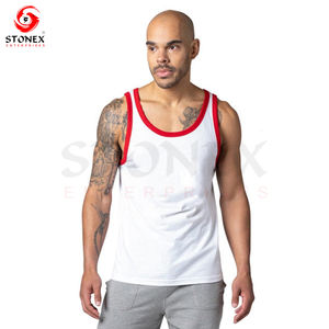 Débardeurs en coton pour hommes Muscle Gym Running Stringer Débardeurs de musculation Fitness Débardeurs pour hommes - Product Image 1