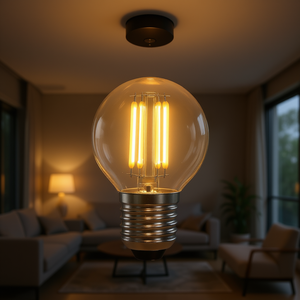 4W Dimmable E27 LED <b>Bulbs</b> with Spherical Filter High Efficiency Lighting - Product Image 3