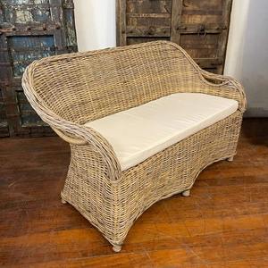 Canapé de détente tissé en rotin de style classique chaise longue artisanat de décoration de jardin de maison de luxe - Product Image 3