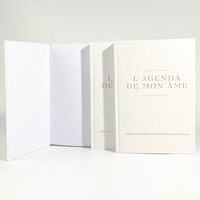 Agenda de Luxe sur Mesure avec Reliure Exquise, Couverture en Lin, Impression et Marquage Doré