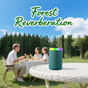 Loa di động hình trụ tích hợp đèn RGB 5-10W, dùng cho điện thoại di động và máy tính, kiểu dáng cốc nước, tiện dụng cho các buổi tiệc tùng - Product Image 3