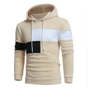 Haute qualité solide couleur personnalisée à manches longues sweats à capuche hommes surdimensionné confortable deux tons marque privée à capuche pour adultes - Product Image 4