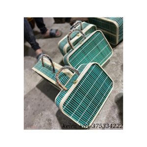 ตะกร้าของขวัญไม้ไผ่ ทำด้วยมือจากวัสดุไม้ไผ่ธรรมชาติ สำหรับบรรจุภัณฑ์อาหาร ของขวัญองค์กร ตกแต่งบ้าน นำเข้าจากเวียดนาม - Product Image 2