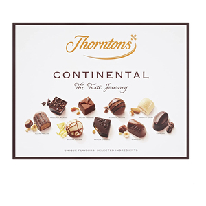 Thorntons Collection de cadeaux au chocolat Continental-Lait de qualité 284g Blanc foncé Favoris dans une boîte Goût sucré - Product Image 2