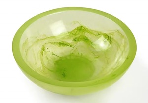 Ensemble de bols en résine époxy de luxe faits à la main bols de service au design personnalisé pour la maison, l'hôtel et le restaurant-styles fruits et anges - Product Image 3