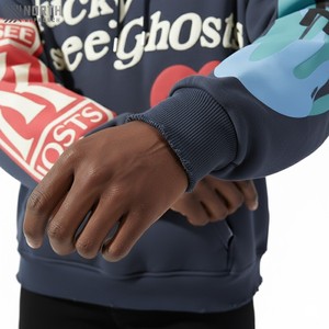 Sweat à capuche Oem surdimensionné personnalisé Fabricants 500 Gsm Logo personnalisé Fournisseurs de sweats à capuche 100% Coton Réversible 500 Gsm Hoodie - Product Image 3