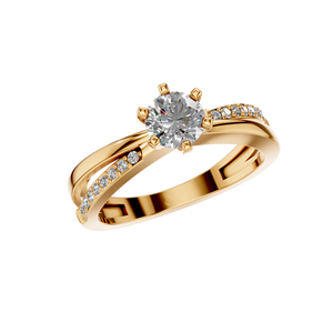 แหวนหมั้นเพชรเม็ดเดี่ยว VVS D Moissanite สีเงิน925ดีไซน์แบบแยกก้านโรเดียมชุบหรูหราเครื่องประดับชั้นดีสำหรับงานแต่งงาน - Product Image 5