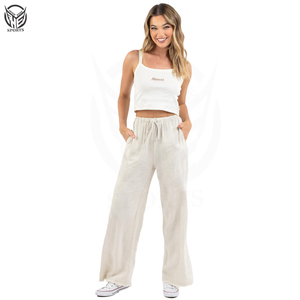 Débardeur vierge uni en coton de haute qualité pour femmes Vêtements d'été personnalisés en gros Débardeur pour femmes en vrac - Product Image 6