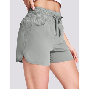 Nuevo diseño bolsillos laterales transpirable alta calidad Mujer Pantalones cortos algodón básico comodidad patrón personalizable pantalones cortos para mujer - Product Image 3