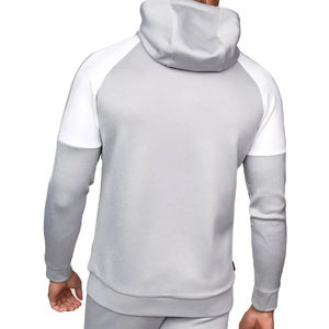 Survêtement oversize d'hiver de haute qualité, OEM, uni, en polaire mi-lourd, avec logo imprimé, en élasthanne/polyester, respirant, style streetwear - Product Image 3