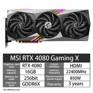 Tarjeta de Video <span class=keywords><strong>MSI</strong></span> GeForce RTX <span class=keywords><strong>4080</strong></span> <span class=keywords><strong>GAMING</strong></span> X <span class=keywords><strong>TRIO</strong></span> 16GB GPU para <span class=keywords><strong>Gaming</strong></span> Gtx Rtx4080 Tarjeta Gráfica para PC NVIDIA - Product Image 3