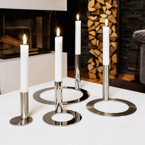 Soporte de vela decorativo de diseño vintage soporte de vela de alambre de metal de calidad superior para mesa decoración de sala de estar soporte de vela - Product Image 4