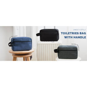 Bolsa de Aseo Plegable de Gran Capacidad para Viaje, Bolsas de Almacenamiento para Cosméticos, Brochas y Herramientas para Hombres y Mujeres, de Tela y PVC para Uso en el Baño - Product Image 6