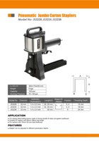 Agrafeuse pneumatique semi-automatique pour cartons en papier, agrafes de 32 mm, profondeur réglable, garantie 1 an, état neuf, emballage domestique