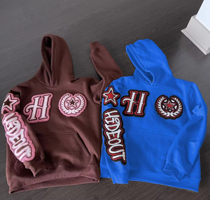 Sudadera con Capucha Unisex Extra Grande de Felpa Gruesa para Hombre, 100% Algodón, Sudadera Lisa con Bordado 3D y Logotipo Personalizado Digital - Product Image 1