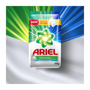 Únase al movimiento limpio usando detergente en polvo Ariel, 1kg resistente a la suciedad, suave en telas y de confianza en todo el mundo - Product Image 6