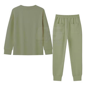 Vente en ligne de survêtements Oversize Low quantité minimale de commande Sweatsuits épais personnalisés pour hommes Sweatsuits fabriqués au Pakistan - Product Image 3