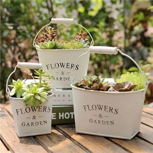 Meilleure vente Décoration intérieure Nouveau design Seau de jardin galvanisé Ensemble de 2 articles galvanisés de haute qualité - Product Image 2