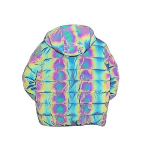 Chaqueta de Plumón Personalizada de Diseño Pesado con Logotipo OEM, Chaqueta de Invierno Acolchada Extra Grande para Hombre, Reflectante y Brillante - Product Image 4