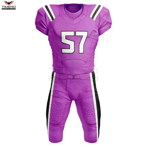 Meilleure vente conception personnalisée ensembles d'uniformes de football américain vêtements d'entraînement respirants avec maillot à manches courtes grande taille caractéristique - Product Image 6