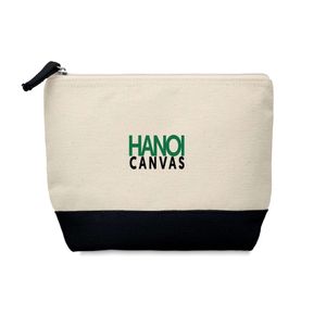 2025 New Model User-Friendly 100% Cotton Cosmetic Travel Bag <b>Mini</b> Makeup <b>Storage</b> Zipper Closure OEM ODM Ready Vietnam Supplier - Product Image 1