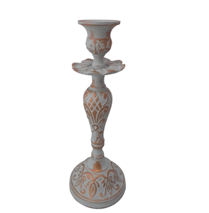 New Arrival Aluminum Candle Stand <b>Copper</b> W/Green Antique <b>Powder</b> Coating Candle Holder For Party & Wedding Decoration - Product Image 2