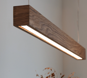 Luminaire suspendu LED en bois massif FSC 100% - Product Image 2