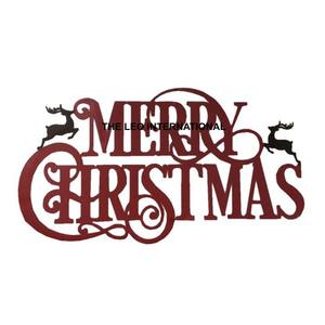 Décorations Murales Argentées pour la Maison, Ornements de Noël à Suspendre, Autres Décorations de Noël en Métal Poli – Vente Chaude - Product Image 4