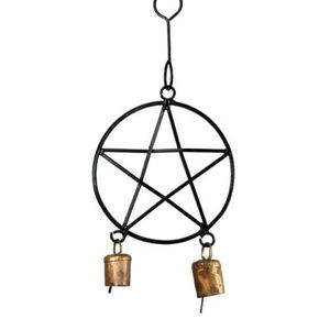 กระดิ่งลมโลหะสำหรับแขวนตกแต่งทำจากเหล็กพร้อมกระดิ่งโลหะ - Product Image 3