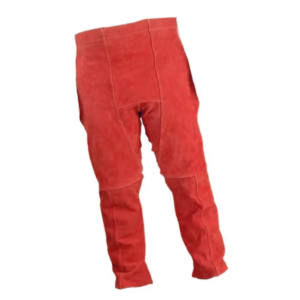 Pantalones de soldadura protectores de traje industrial de cuero dividido de piel de vaca de calidad superior con características resistentes a chispas desgaste para soldador - Product Image 4