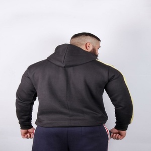 Custom Puff Sérigraphie Numérique Poids Lourd Surdimensionné Polyester/Coton Polaire Doublé Hiver Boxy Hoodie Hommes Fabricants - Product Image 3