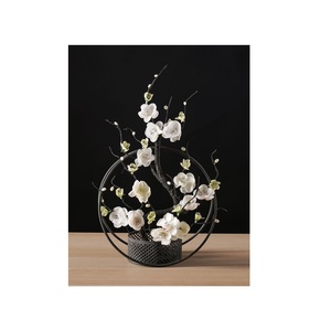 แจกันดอกไม้เหล็กแฮนด์เมดสำหรับตกแต่งห้องนั่งเล่นแจกันดอกไม้ขนาดพิเศษ - Product Image 1