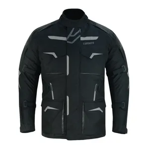 Chaqueta de Motocicleta para Hombre Textil Cardura Racing Biker Riding sostenible personalizado Nuevo estilo Racing Cardura Jacket